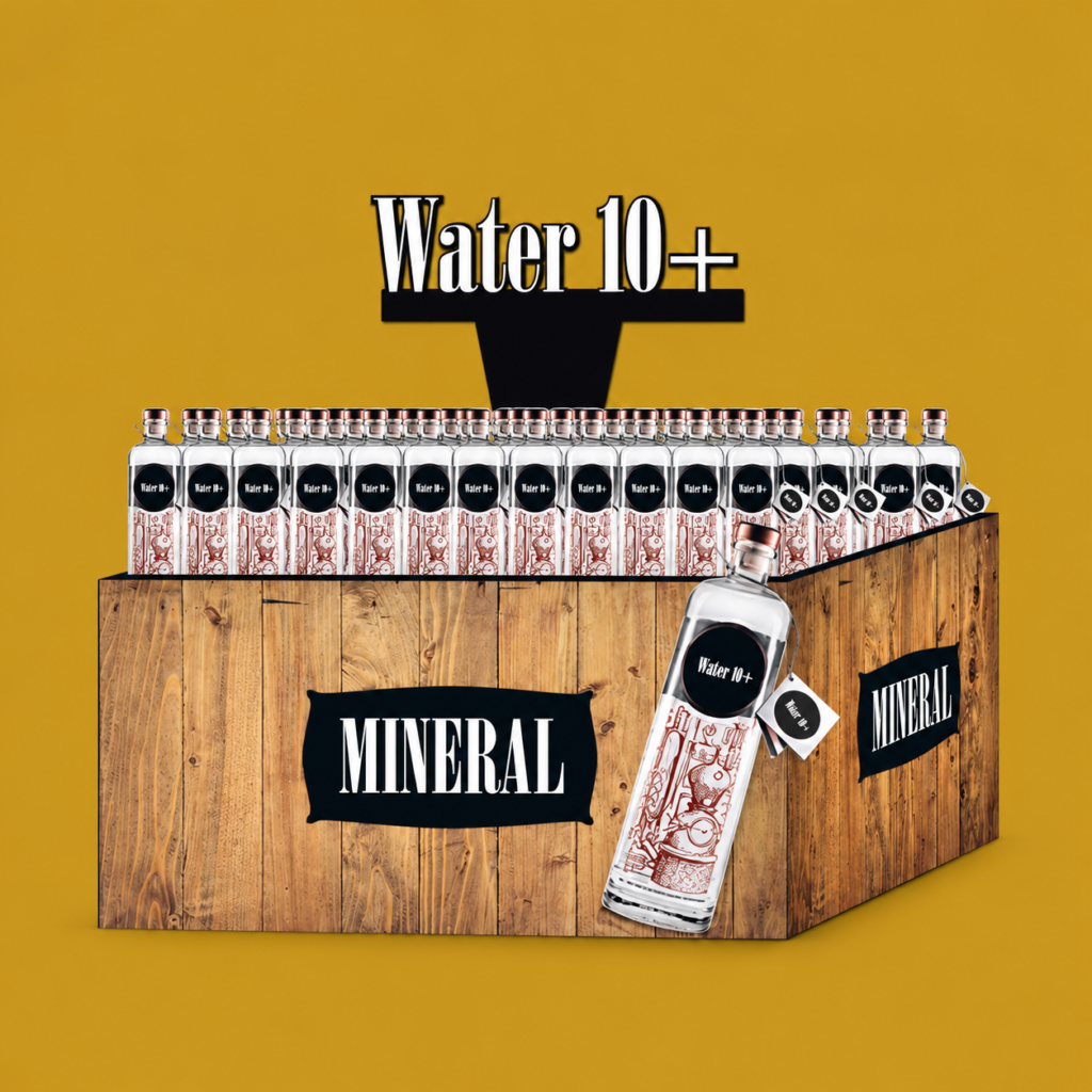 water 10+ mineral display